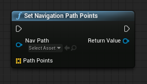 Set Navigation Path Points